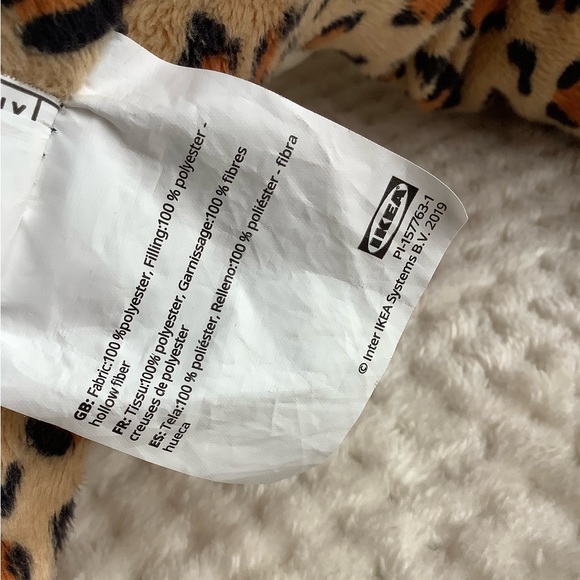 IKEA Morrhar Large Plush Leopard Jaguar 32 inch Big Cat Stuffed Animal Toy - Picture 16 of 16